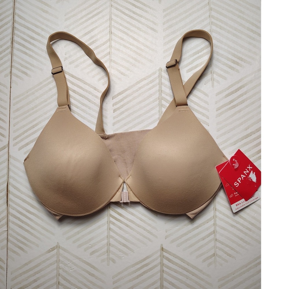 Spanx Bra-llelujah Adjustable Full Coverage Bra 32B Toasted Oatmeal 30069R NWT